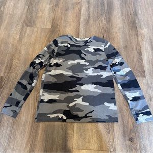 Abercrombie boys camo long sleeve tshirt